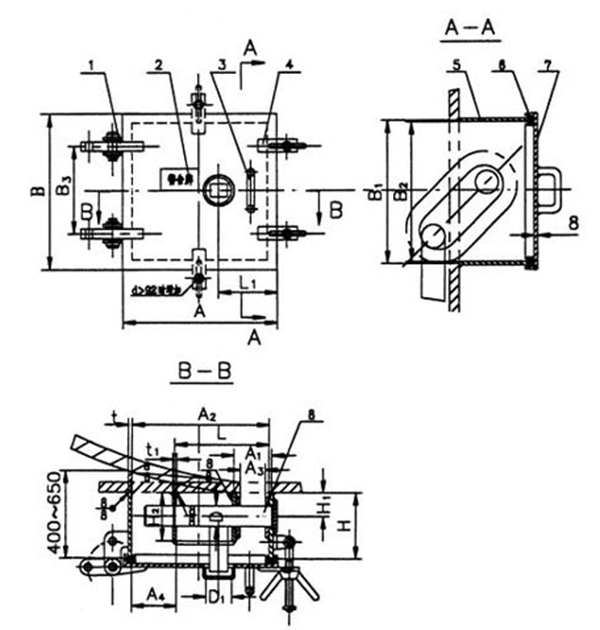 CB3143-99 Dog Type Cable Clenches Anchor Releaser 3.jpg